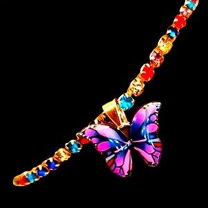 Multi colored anklet